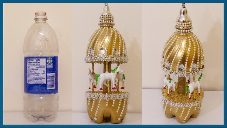 CUTE RECYCLED CRAFT#1: DIY Carousel Out of Plastic Bottle