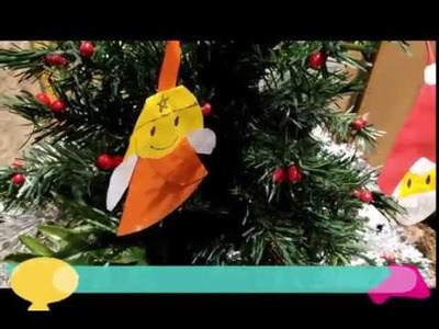 DIY Christmas tree decoration| Little Angel|Paper craft| Christmas Santa Claus|Christmas Decorations