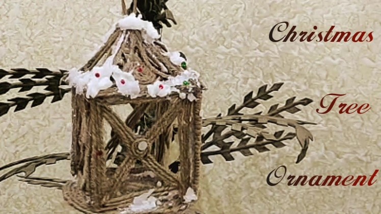 DIY - Christmas Tree Ornaments made from Jute | #JUTECRAFT | #Craft | #DIY