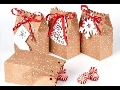 DIY Crafts: Paper GIFT BAG (Easy) for Christmas | Craft Monkey