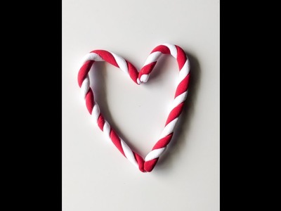 DIY Deco Clay Tutorial | How to make Candy cane