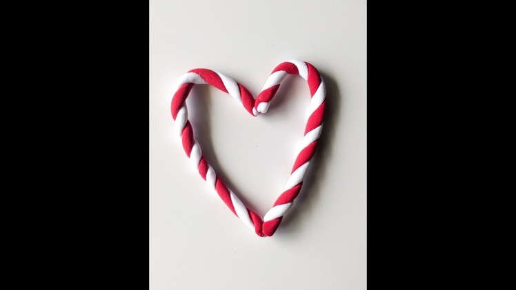 DIY Deco Clay Tutorial | How to make Candy cane