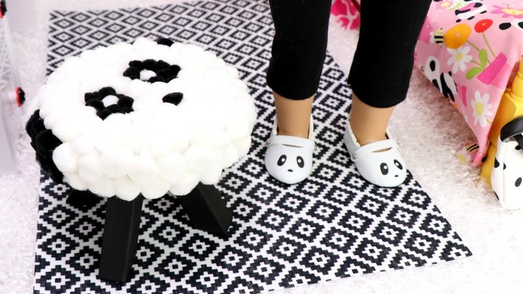DIY Doll Bedroom Panda Chair & Crafts!
