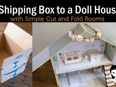 DIY Dollhouse - Recycled Craft Ideas