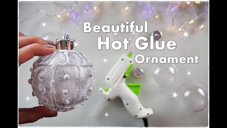 DIY Easy Hot Glue Ornament for Christmas  ♡ Maremi's Small Art ♡