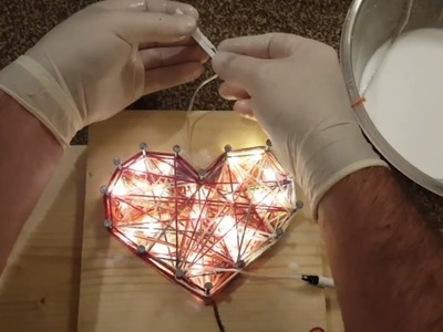 DIY Glowing Heart | Led Heart Decoration | Heart Lantern