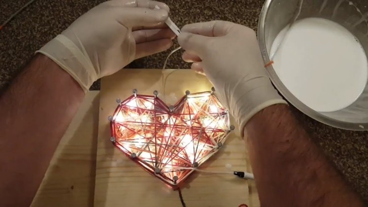 DIY Glowing Heart | Led Heart Decoration | Heart Lantern