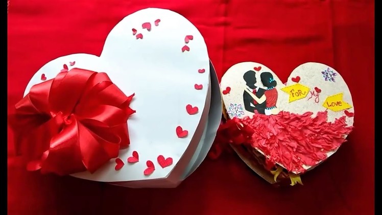 DIY Heart Shaped Scrapbook|Valentine's Day Gift Ideas|Creative Craft Ideas