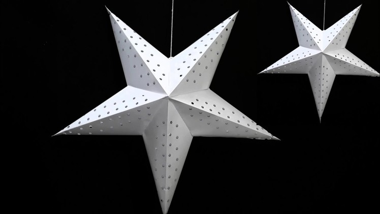 DIY Origami Paper Hanging Star. Any  Festivals Christmas Decoration Paper Craft.