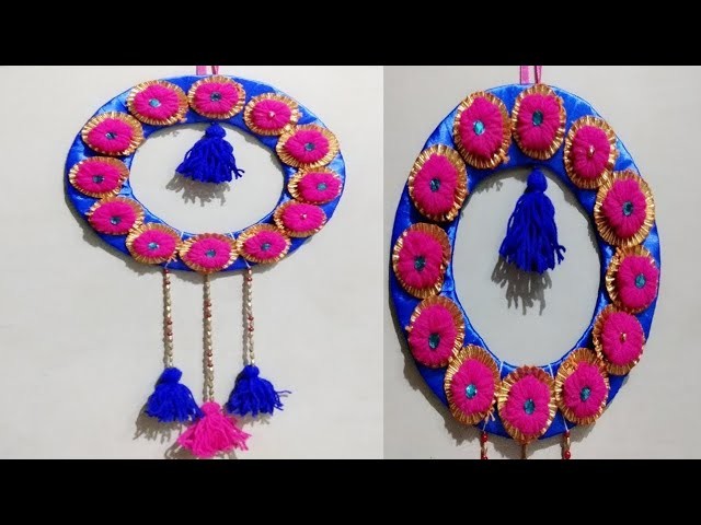 Diy Paper Flower Wall Hanging, Diy Wall Decor 5 Minute Crafts