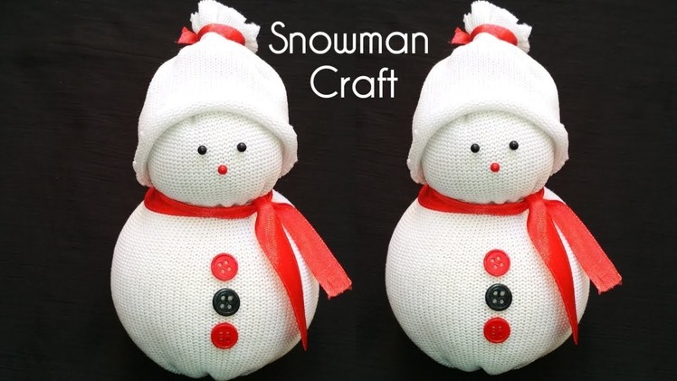 DIY Snowman | Christmas Snowman  From Socks | Snowman Craft