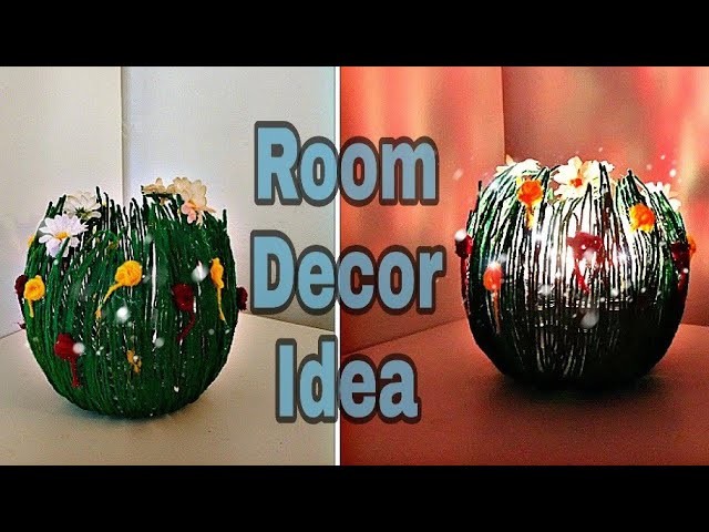DIY Unique Idea Out Of Wool. Room decor Craft Idea: