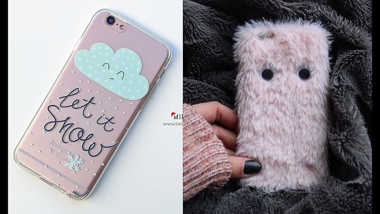 DIY Winter Phone Cases – How To Make Cute Phone Cases For Winter