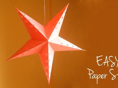 EASY Paper Star | How to Make Christmas Star | DIY Christmas Decorations