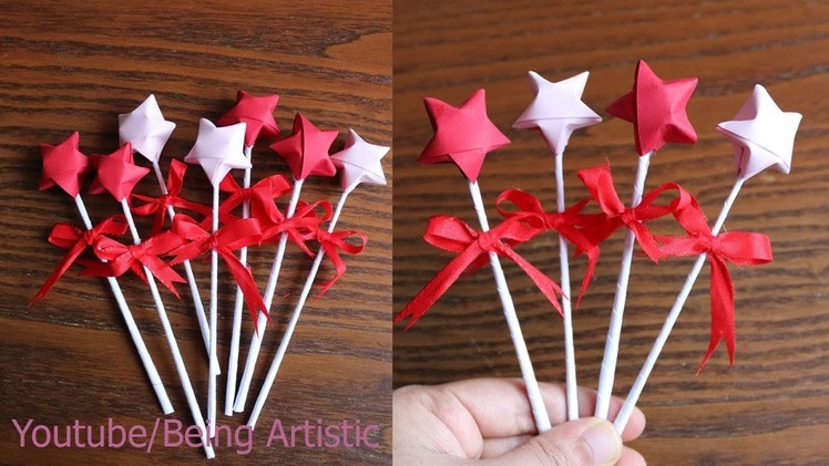 Easy way To Make 3D Paper Star - DIY Paper Craft