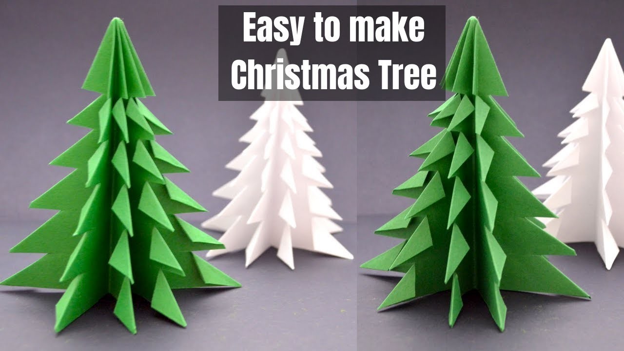 how-to-make-3d-paper-christmas-tree-easy-diy-paper-xmas-tree-crafts