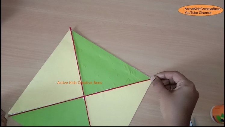 How to make a Decorative Paper Kite | Kite Decoration Ideas | Kids Craft