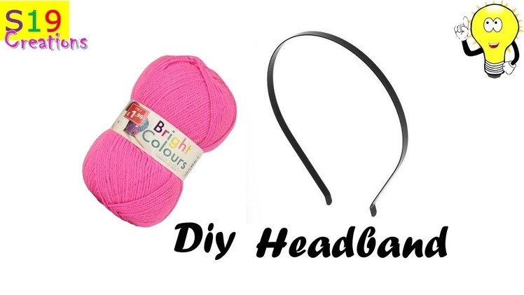 How to make a headband | Wool craft ideas | Easy to make Hair accessories at home |diy useful crafts