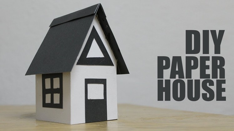 How to make a Paper House Easy - Craft Activities