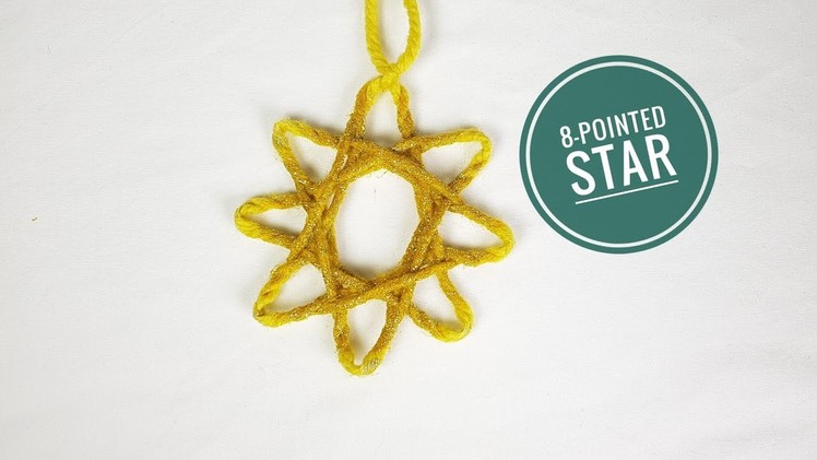 How to Make an 8-Pointed Star using a Loom (DIY tutorial)