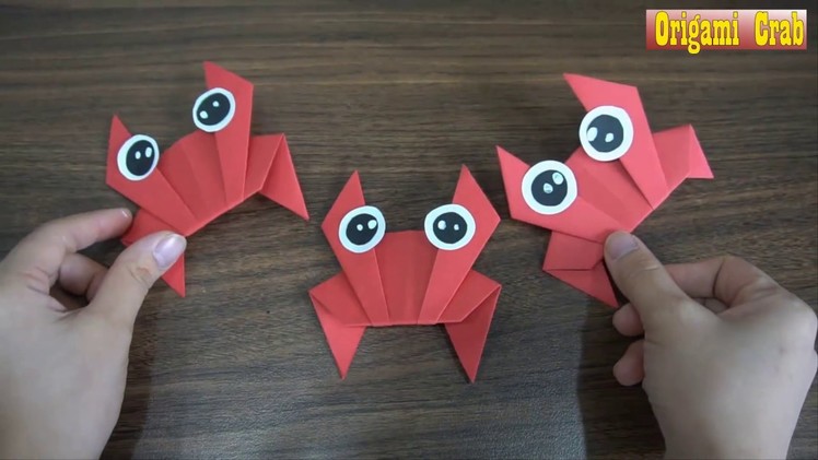 How To Make An Origami  Crab || paper craft art