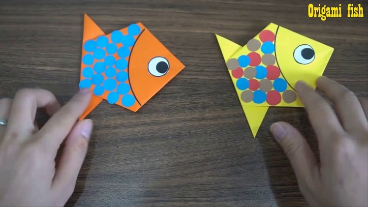 How To Make An Origami fish || paper craft art
