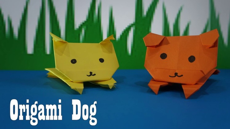 How To Make An Origami Origami dog || paper craft art