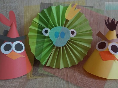 How To Make Angry Bird Paper || Angry Bird  Craft Paper For Kids