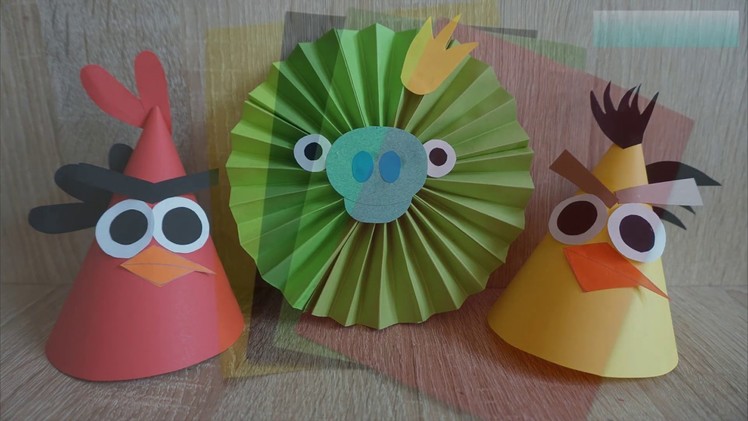 How To Make Angry Bird Paper || Angry Bird  Craft Paper For Kids
