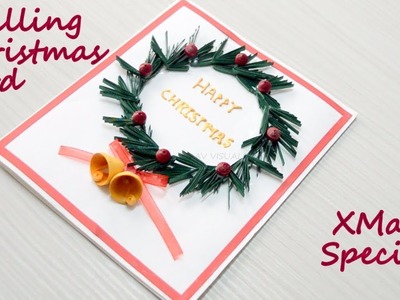 How to make Christmas Cards | DIY Paper Quilling Greeting Card | AV VISUALS
