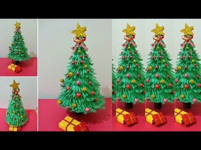 How to make Christmas tree craft.christmas day craft.Christmas card.Paper craft.xmastree.xmas