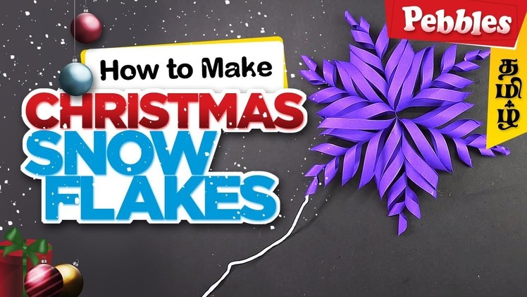 How to Make Snowflake With Paper | DIY Christmas Craft | Christmas decoration ideas