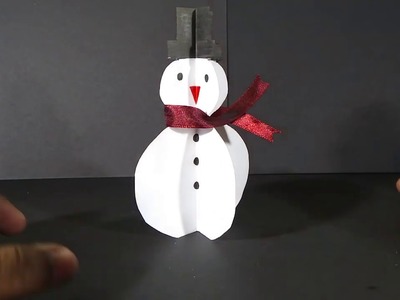 How to make Snowman with paper | Christmas Special | DIY Craft | Easy Craft