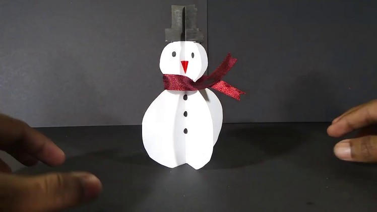 How to make Snowman with paper | Christmas Special | DIY Craft | Easy Craft