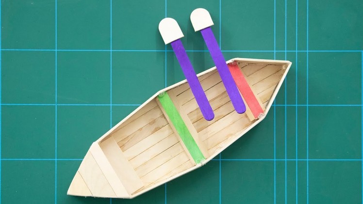 Ice Cream Stick Craft Boat - How To Make Ice Cream Stick Boat