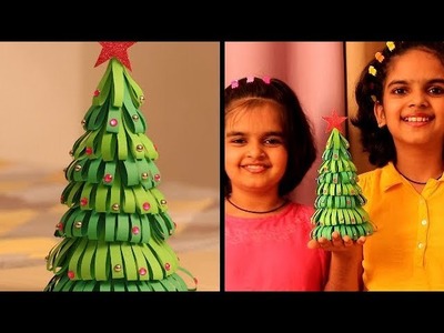 PAPER CHRISTMAS TREE | Easy Christmas Tree | Christmas Craft Ideas | DIY Christmas Tree Tutorial