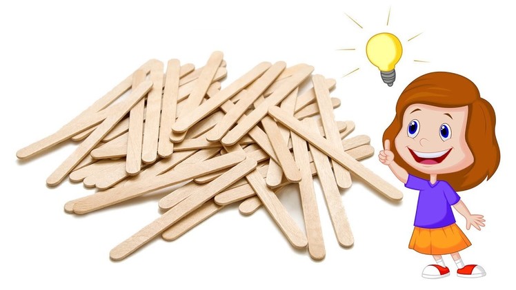 Popsicle Stick Craft Idea | DIY Popsicle Stick Bag | Crafts Junction