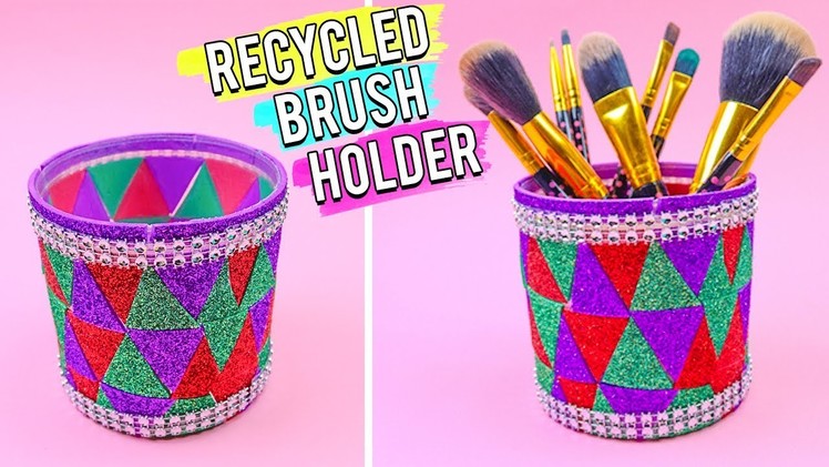 Recycled Brush Holder | Best Out of Waste - Easy 5 Minutes DIY Craft Ideas.
