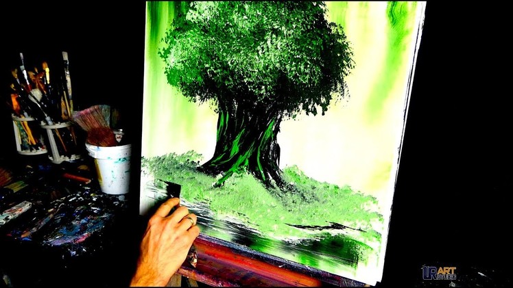 THE TREE OF WISDOM - ABSTRACT PAINTING BY DRANITSIN
