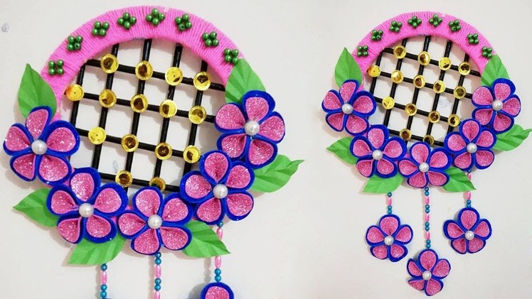 Wall Hanging at Home Easy. Home Decoration Idea. DIY Craft Ideas Wall Decoration