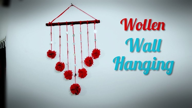 Woolen Wall Hanging | DIY | Pom Pom | Home Decorations | Simple Craft Ideas