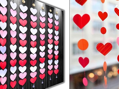 WOW! Beautiful - Heart Wall Hanging - DIY Paper Craft Idea !!!