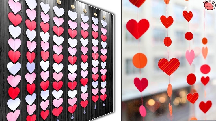 WOW! Beautiful - Heart Wall Hanging - DIY Paper Craft Idea !!!