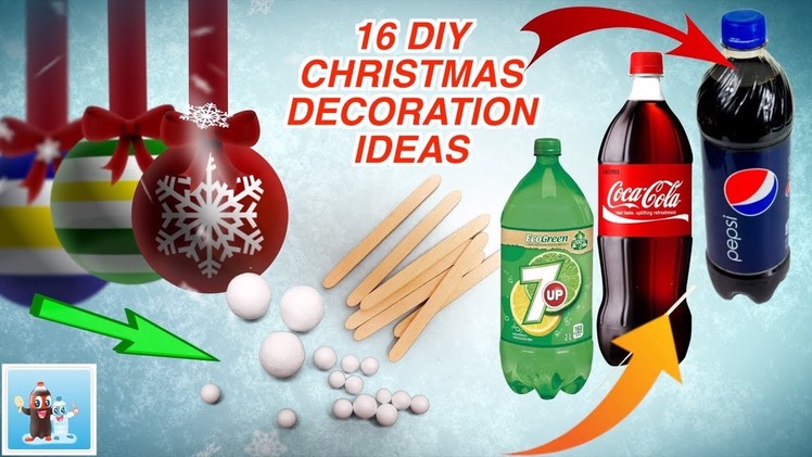 16 Awesome Ideas for DIY Christmas Decorations Art and Craft