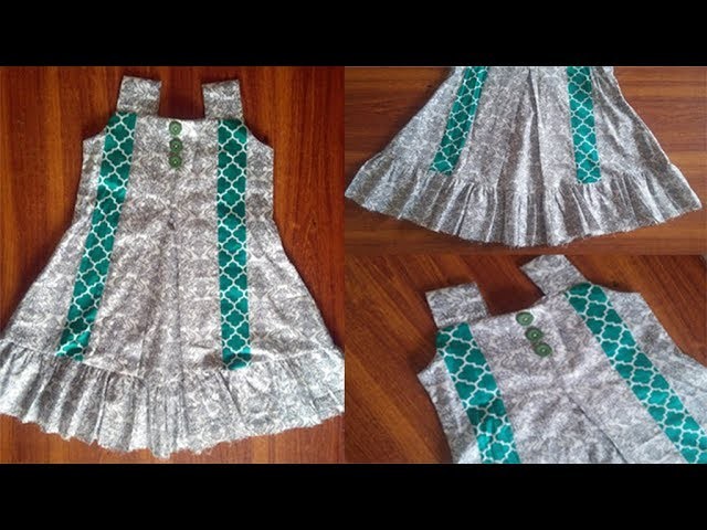 3year baby frock pannel with box plate full cutting tutorial || pannel frock || box plated frock