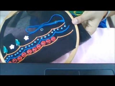Aari Embroidery | Easy with normal needle