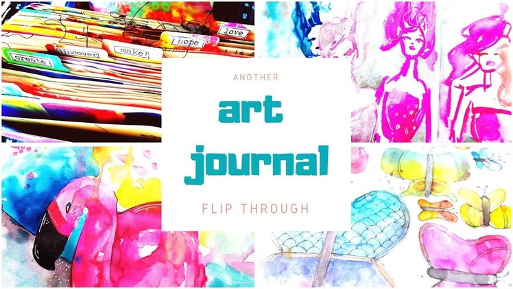Art Journal Flip Through #8