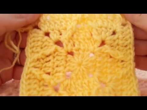 Asteri (The Star). Crochet blanket pattern. Video tutorial & stitch guide