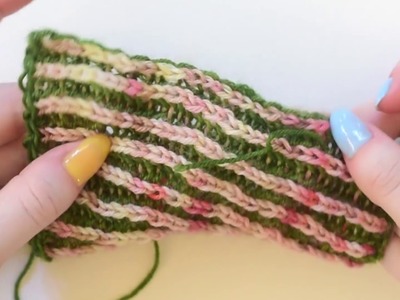 Brioche Knit Tips: Sew in Ends in Brioche Stitch