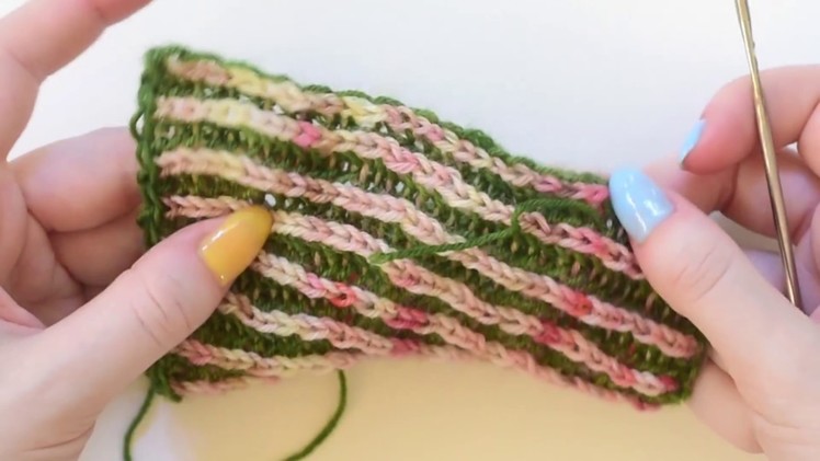 Brioche Knit Tips: Sew in Ends in Brioche Stitch